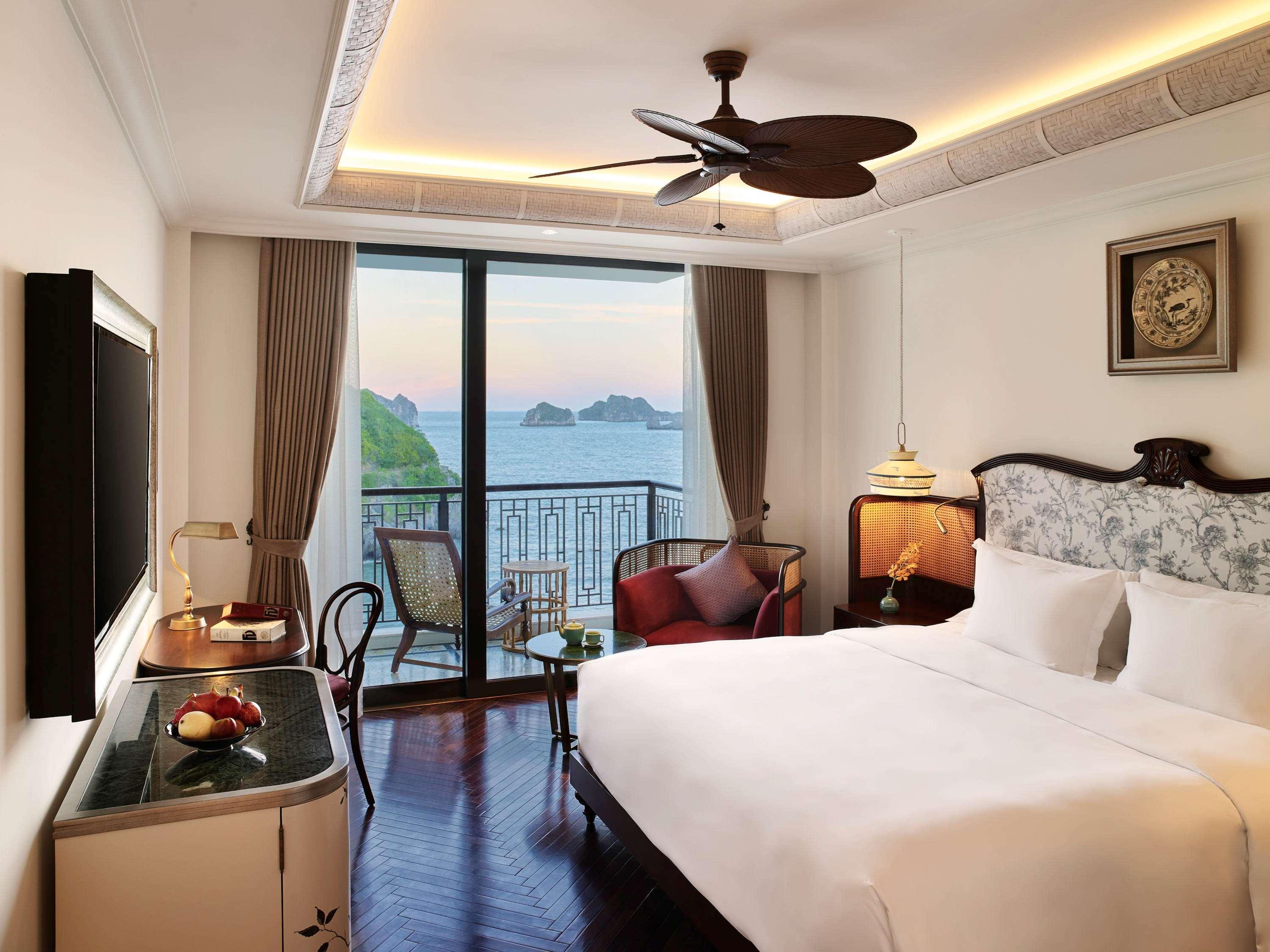 Hotel Perle D'Orient Cat Ba - Mgallery Chan Chau Eksteriør billede Deluxe Ocean View Room