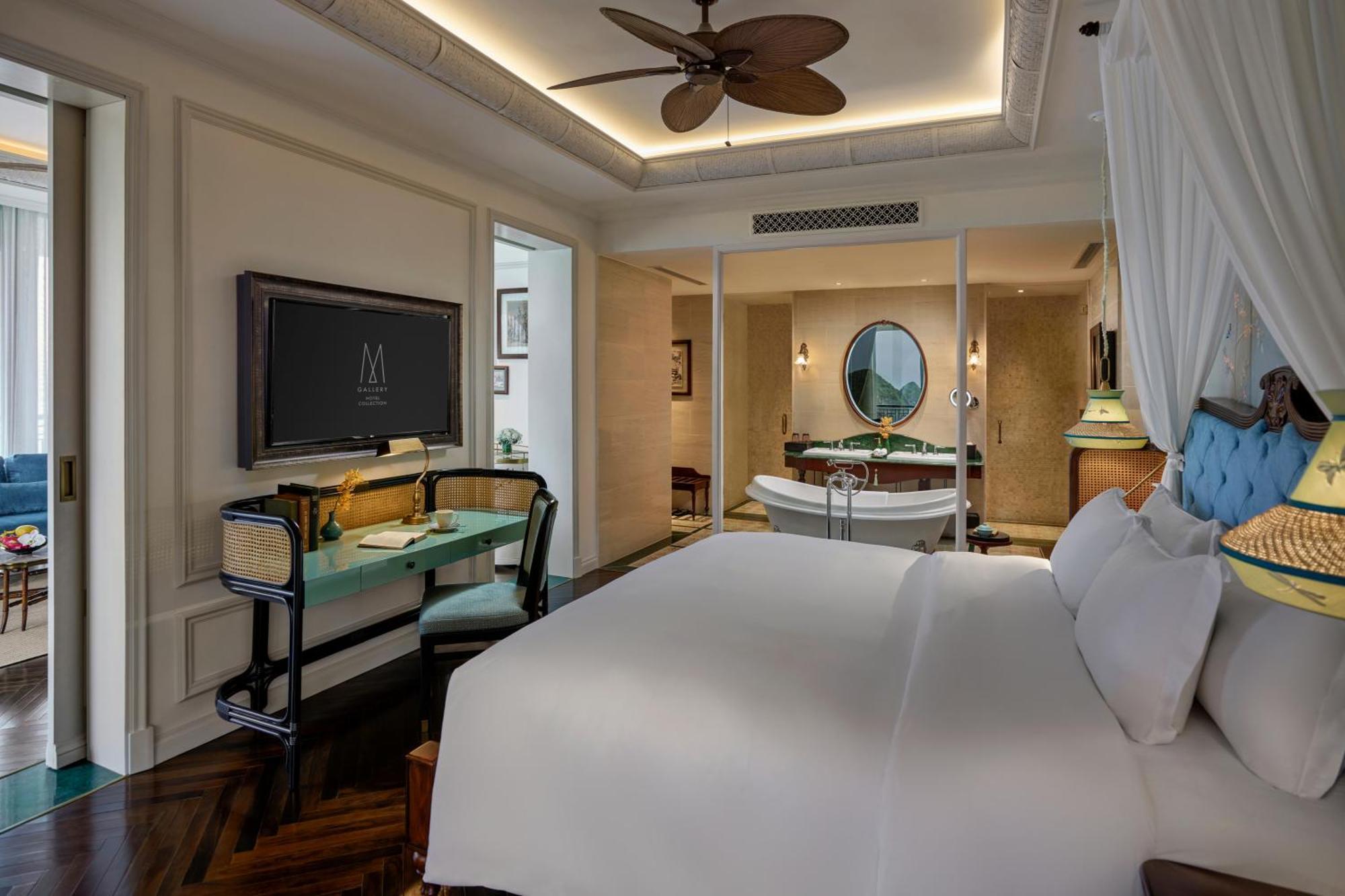 Hotel Perle D'Orient Cat Ba - Mgallery Chan Chau Eksteriør billede Deluxe Ocean View Room